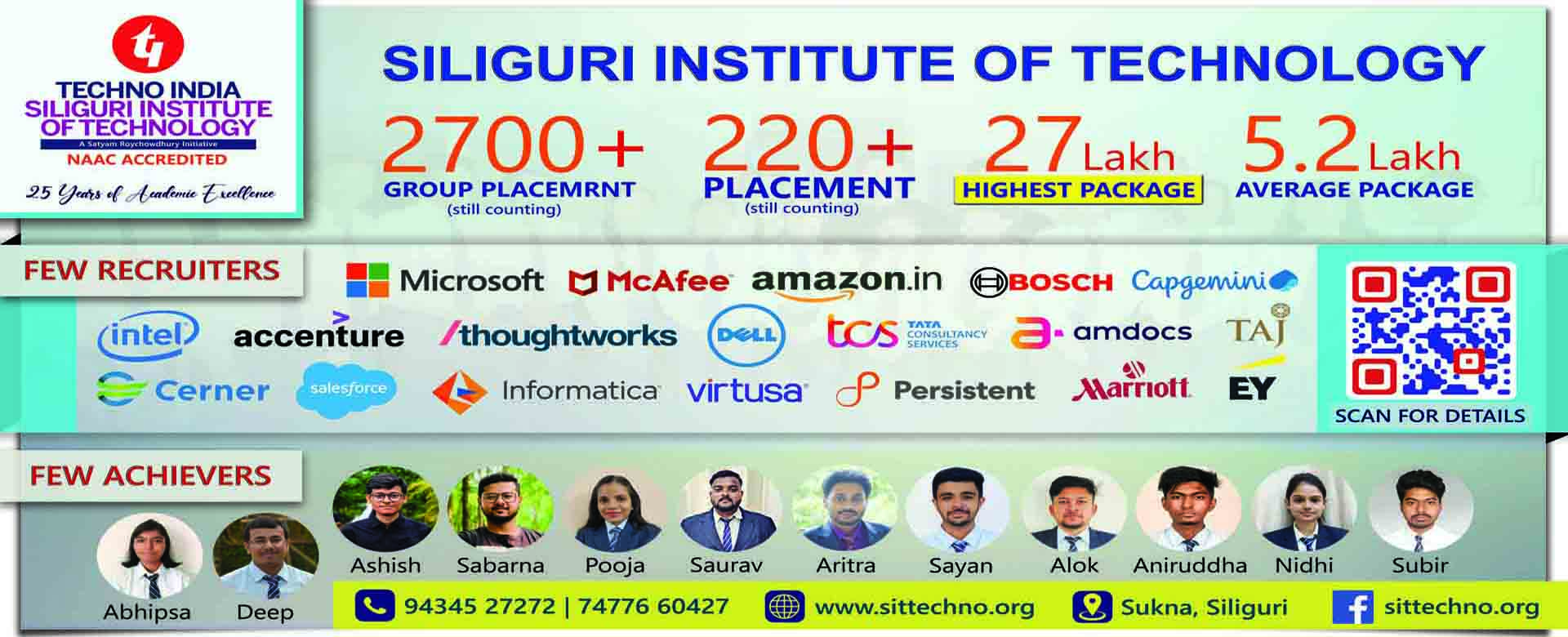 Placement@Siliguri Institute of Technology